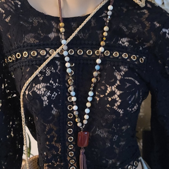 SALE TODAY SEXY CROP TOP  LONG SLEEVES SM. .MULTI - Picture 3 of 16